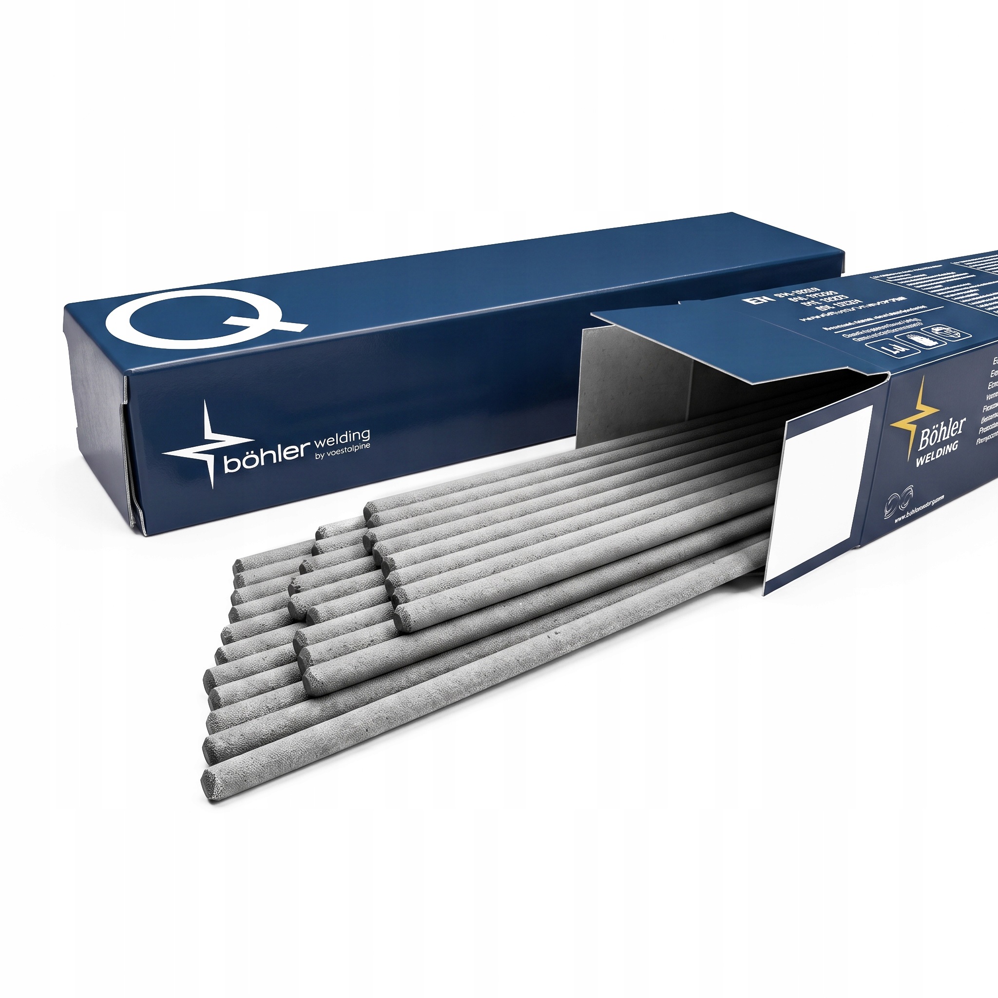 Elektroda spawalnicza rutylowo-celulozowa Bohler Q E 6013 Rc fi 2,5mm 5kg