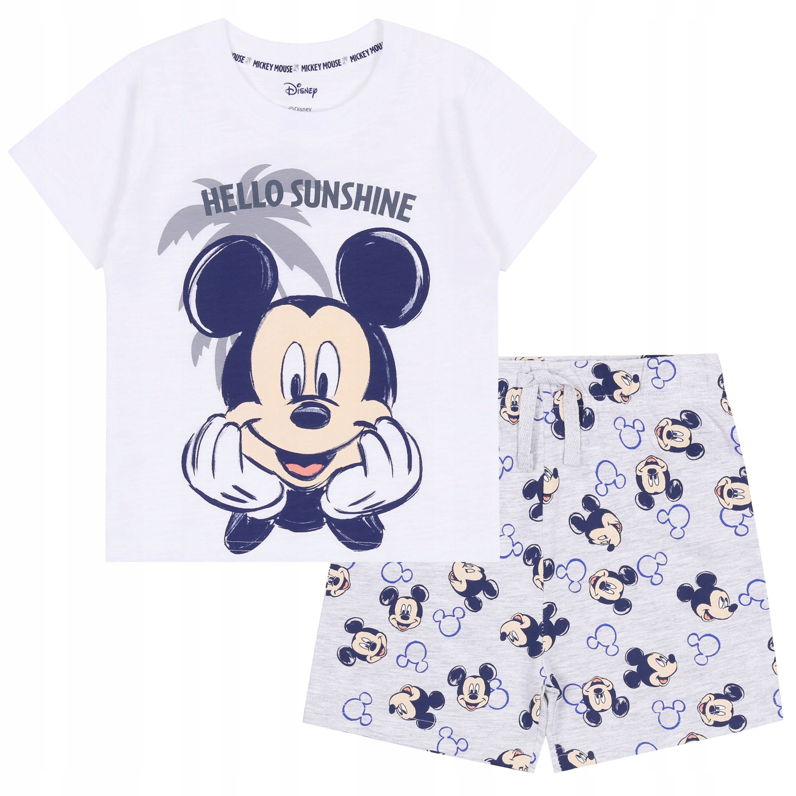 

Szaro-biały, komplet niemowlęcy Myszka Mickey 74cm