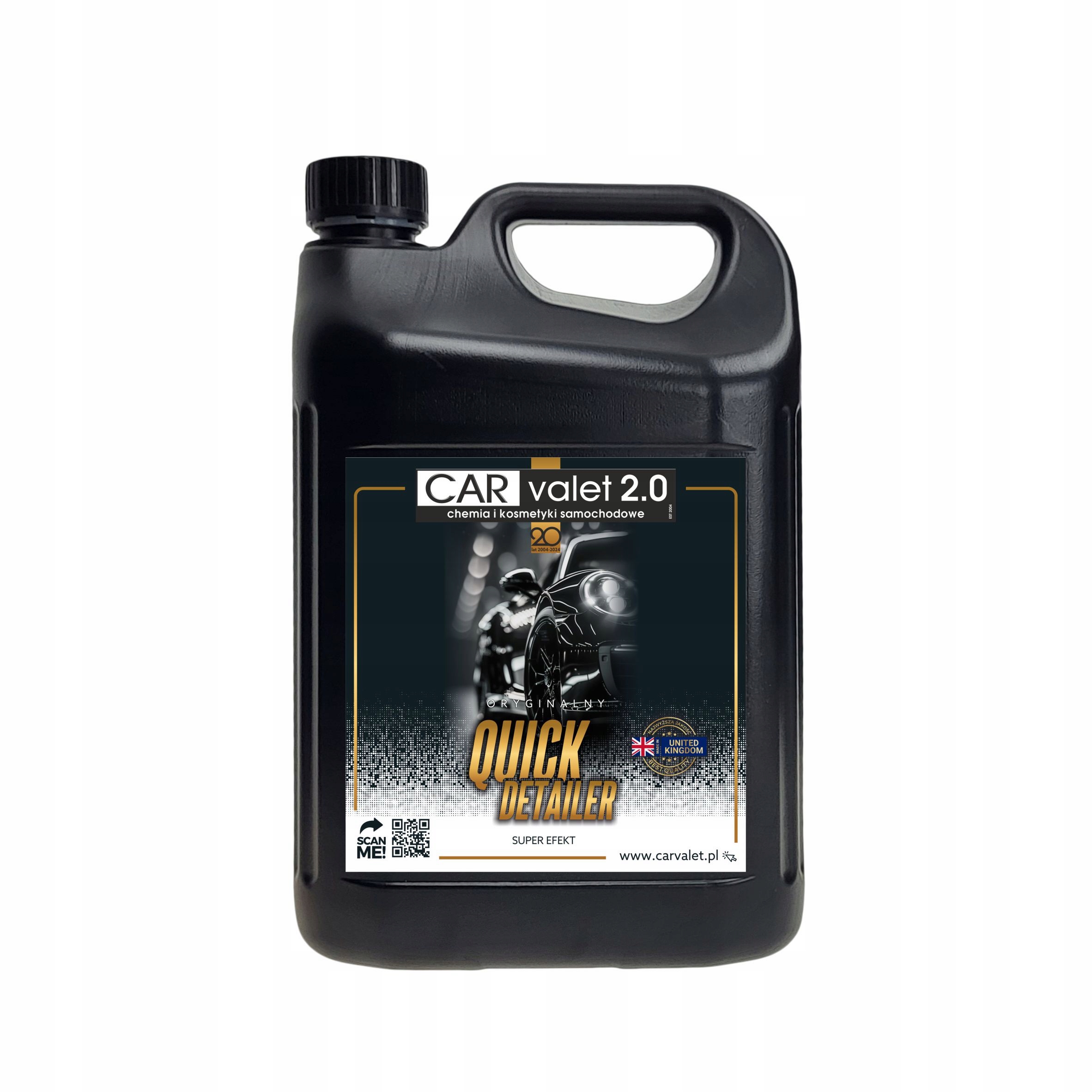 Quick Detailer Bezvodé Mytí Vosk Wax 5L Carvalet