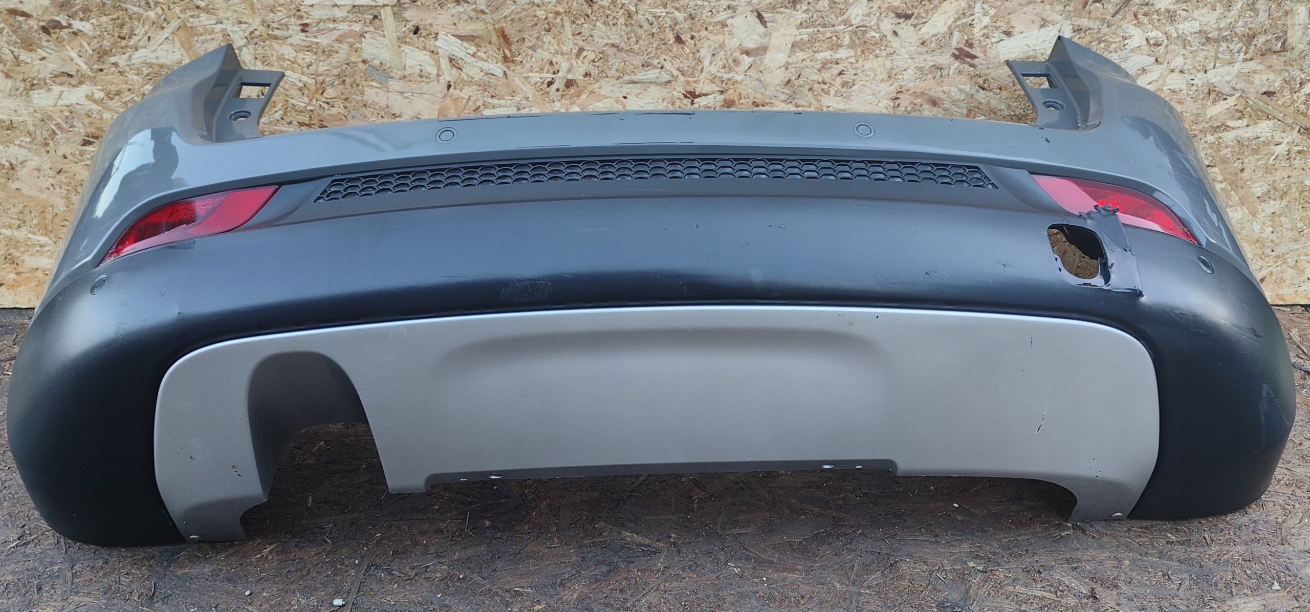 bumper rear rear part complete JEEP COMPASS II before lift 4x PDC