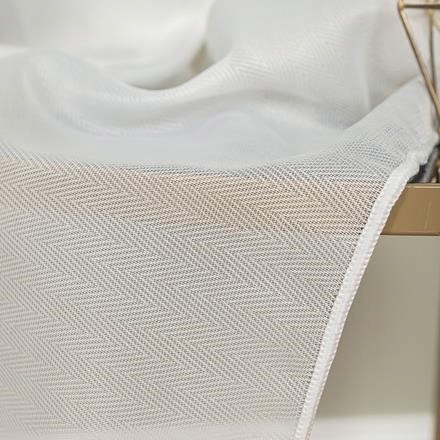 Firana jodełka, do salonu gotowa na taśmie, 400cmx240