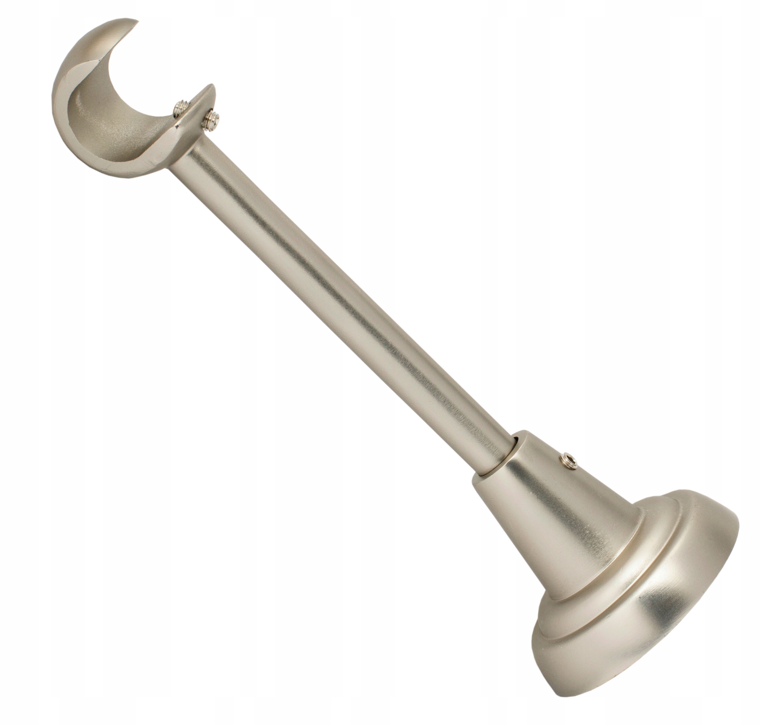 WSPORNIK 19 mm POJEDYNCZY METAL SATYNA KARNISZ