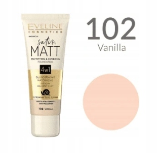 

Eveline Satin Matt podkład mat. 102 Vanilla 30 ml