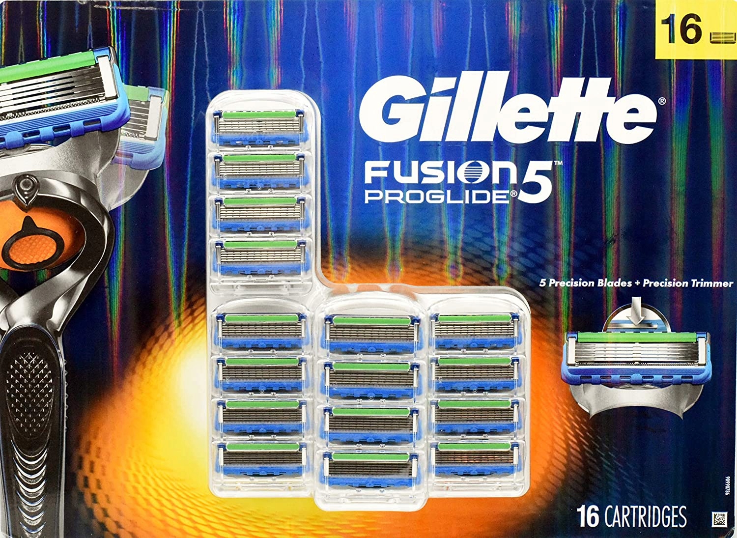 Gillette Fusion 5 Proglide náhradní čepele 16 Ks Usa