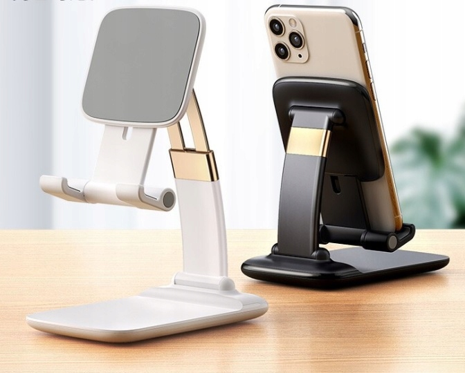 UCHWYT STOJAK NA TELEFON SMARTPHONE TABLET +GRATIS Kolor czarny