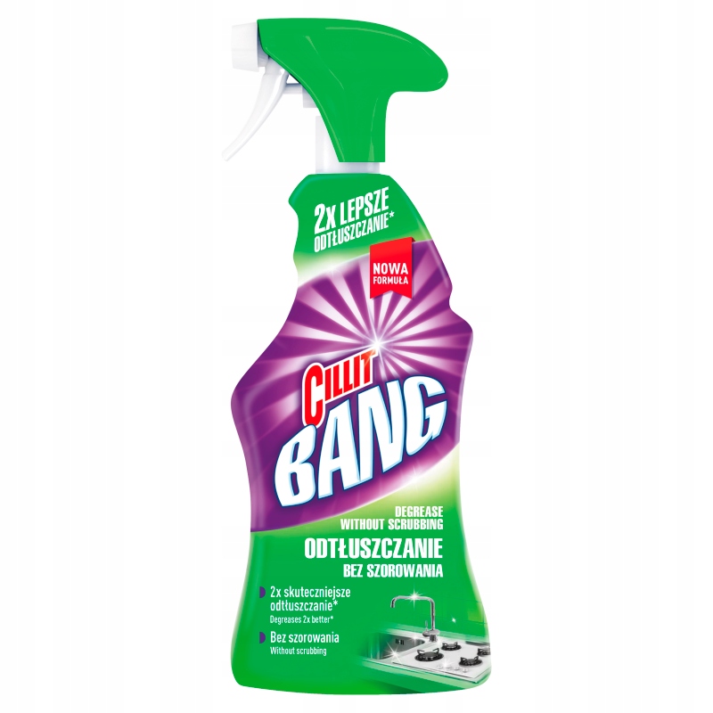 

Cillit Bang Spray Odtłuszczanie bez szorowania 750