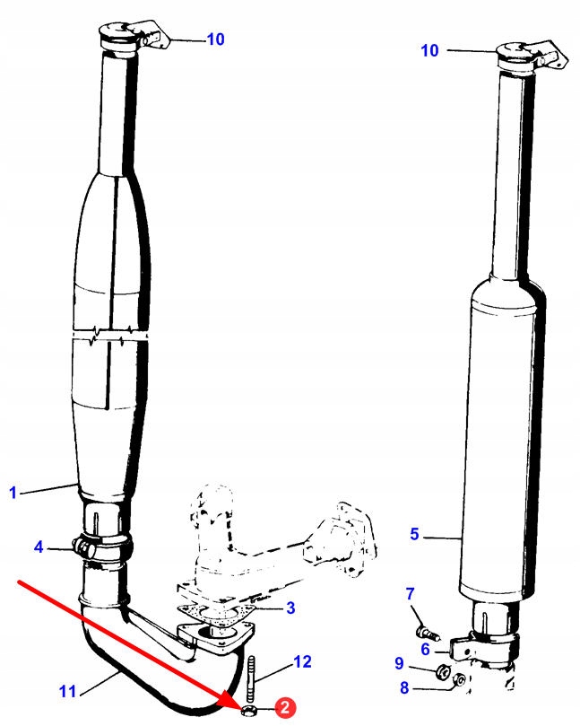 375742X1 Nakrętka UNF Marka Massey Ferguson