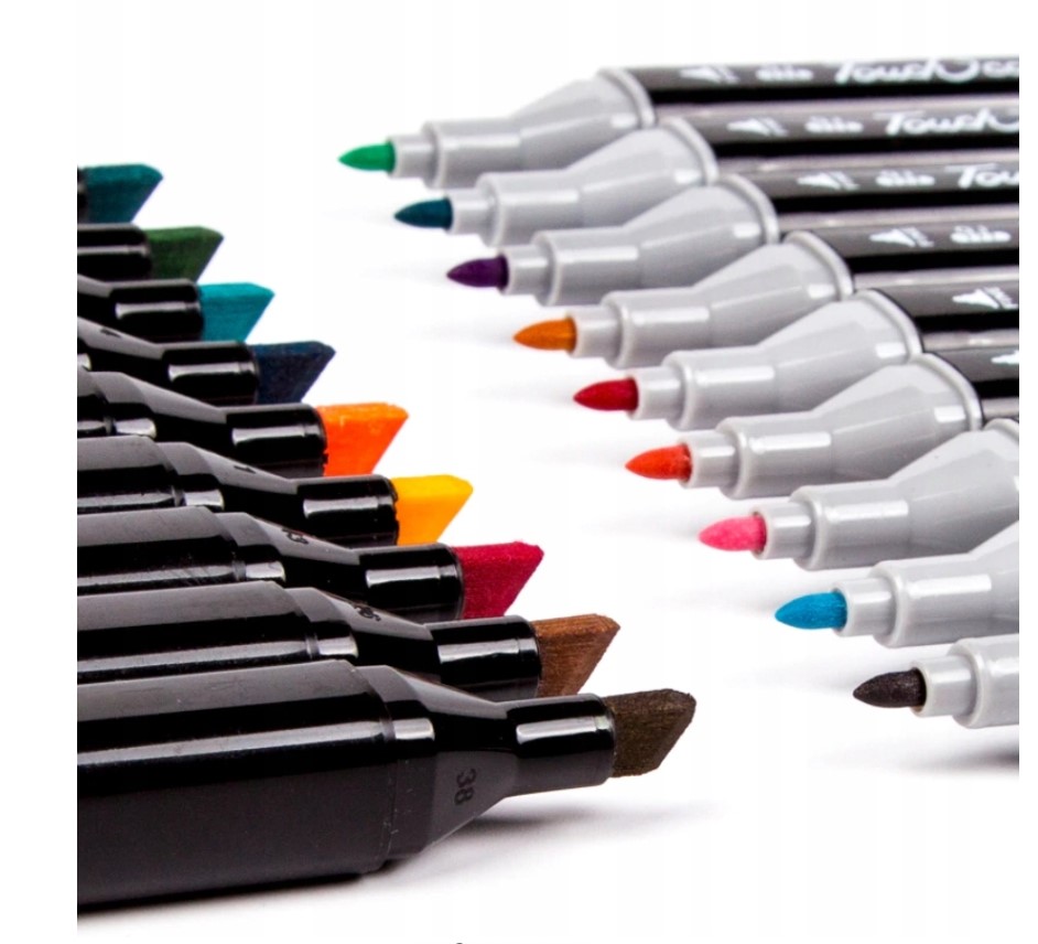 ZESTAW MARKERÓW ALKOHOLOWYCH TOUCH 168szt + TORBA Marka PD