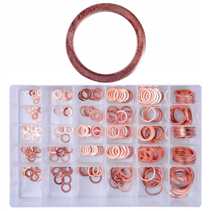 Měděné Podložky Sada Podložek 300 ks