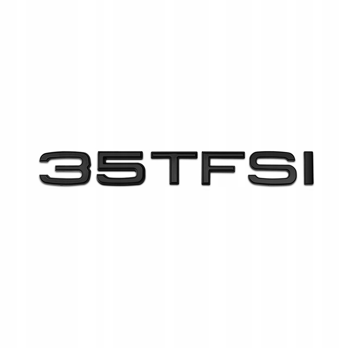 Emblemat Logo Znaczek Do Audi 35TFSI Tfsi Czarny Połysk Na Klapę Tył 3M Ab