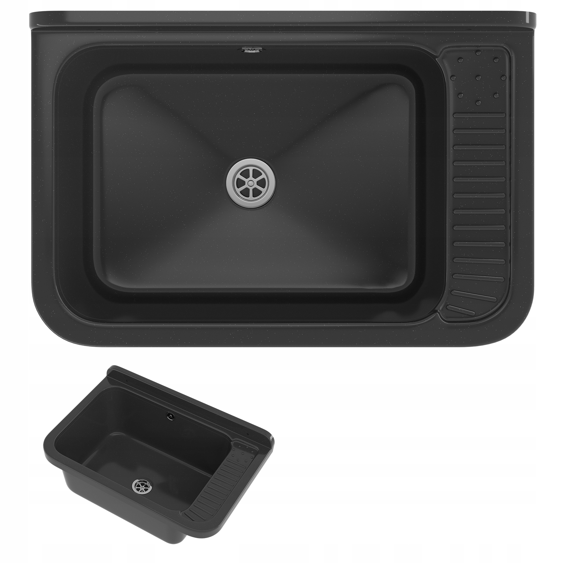 Technický Dřez Technický Černý Pracovní Komora Prádelna Garáž Velká