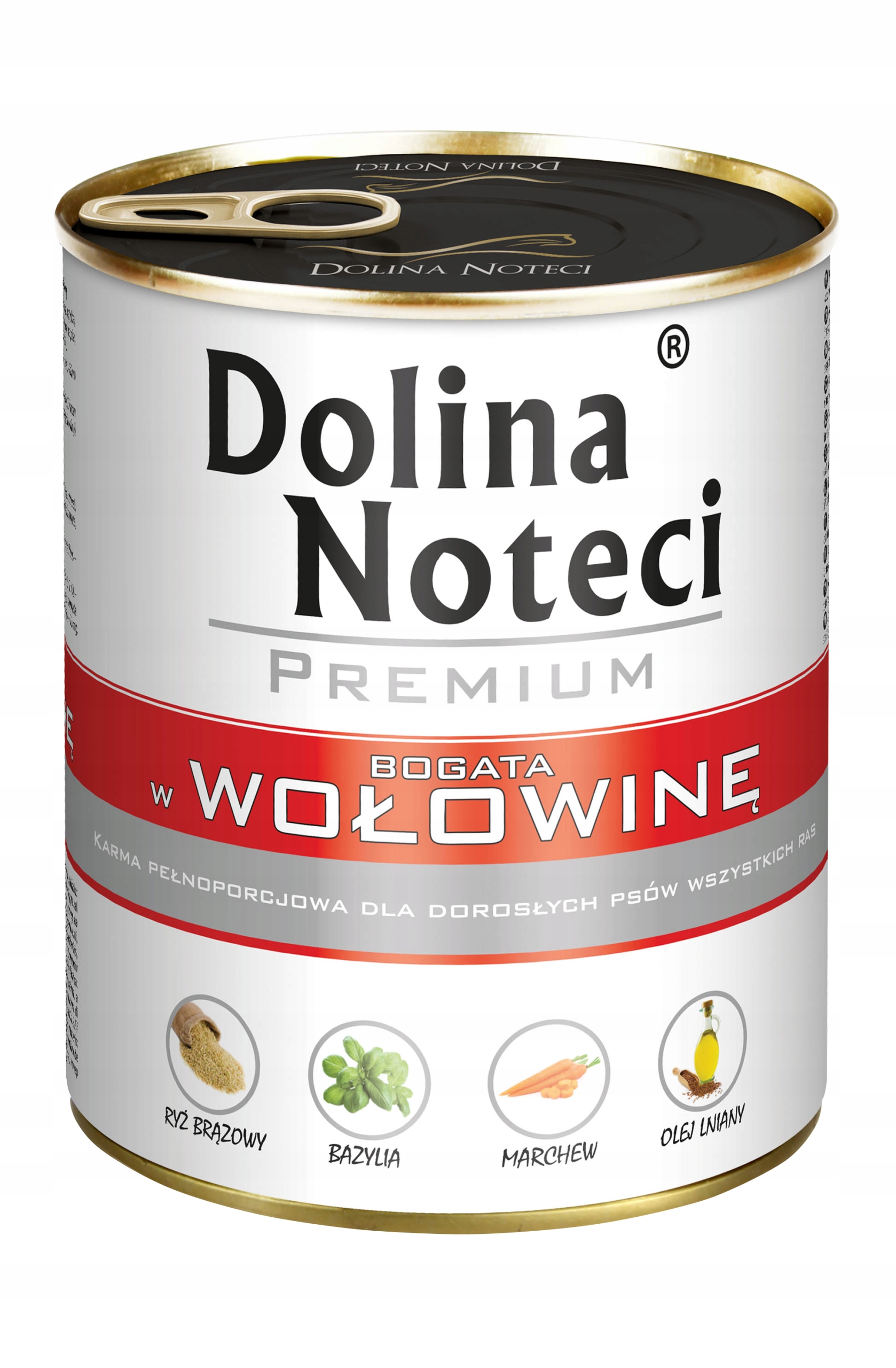 KARMA DLA PSA PREMIUM DOLINA NOTECI WOŁOWINA 800G PUSZKA