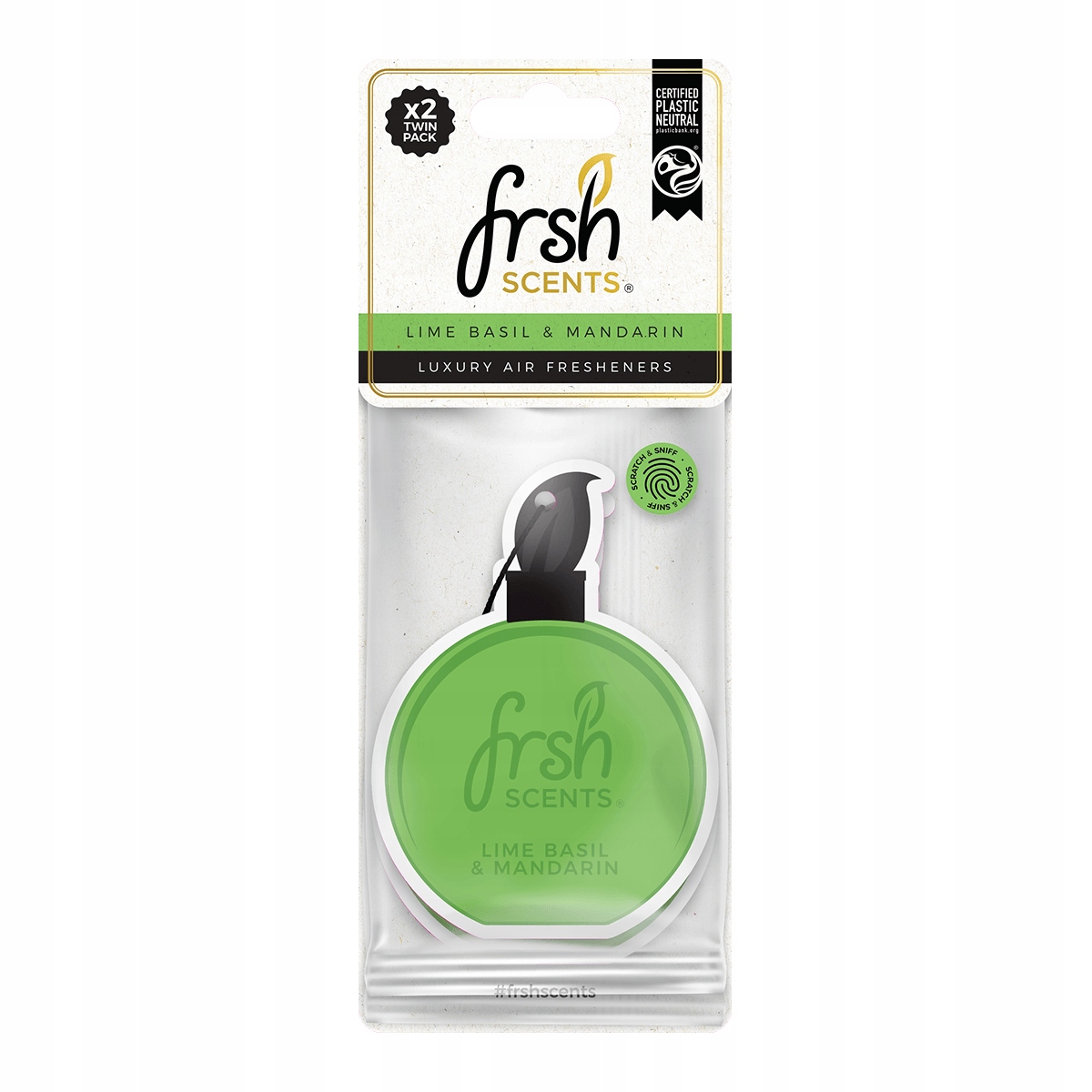 

frshSCENTS Zapach Lime Basil & Mandarin 2-pack