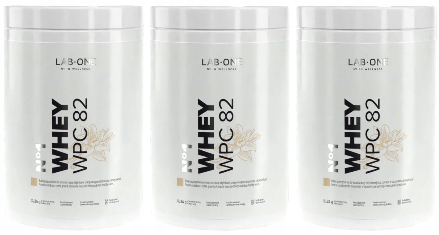 Sada 3x N°1 Whey Wpc 82, Lab One