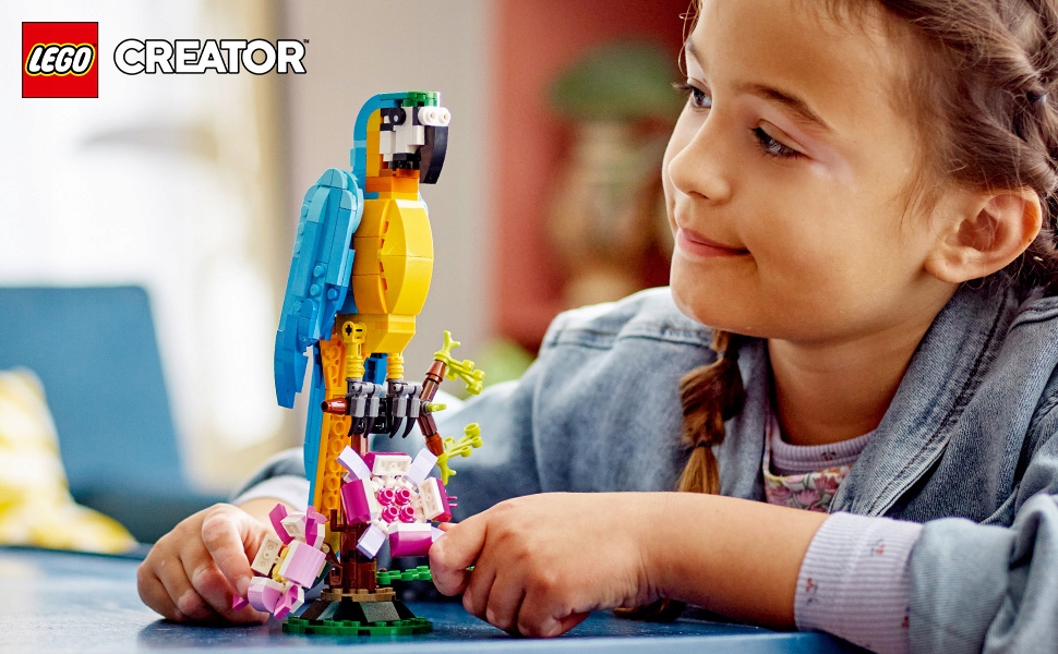 LEGO CREATOR EGZOTYCZNA PAPUGA RYBA ŻABA 31136 24H Marka LEGO
