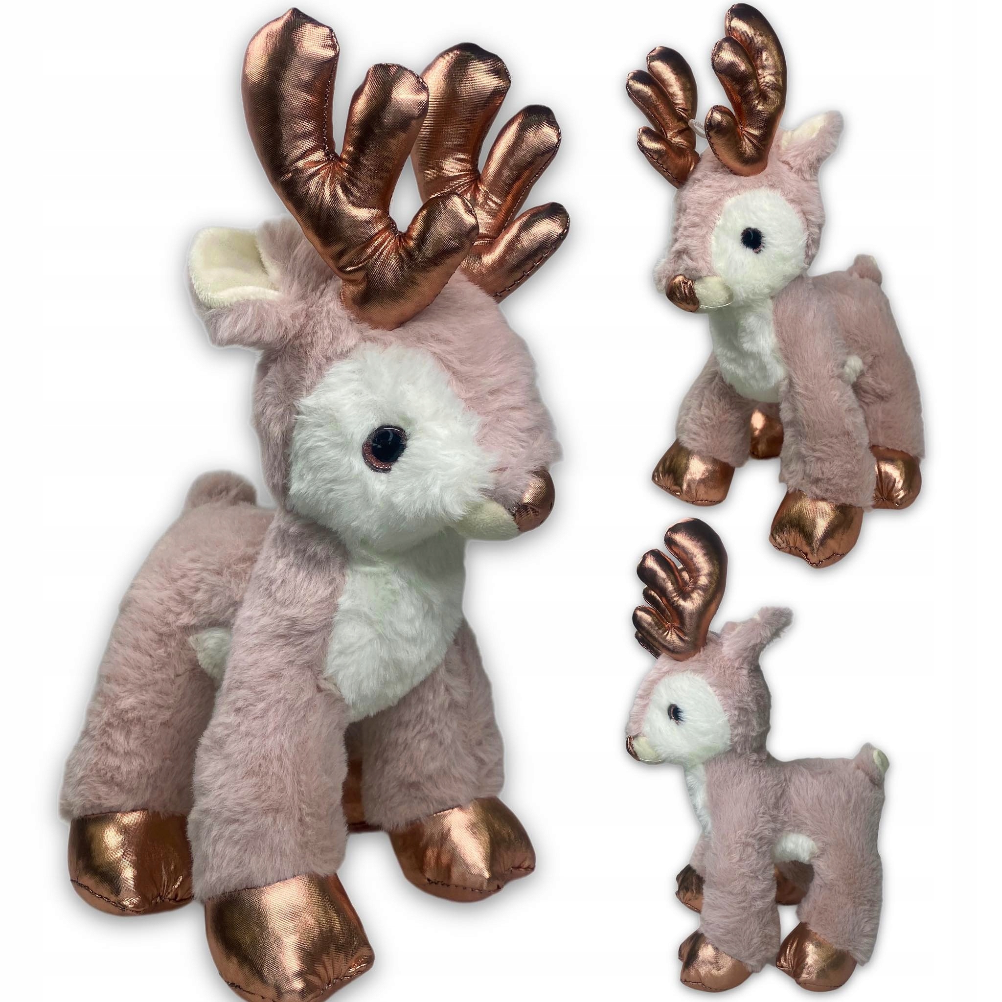 

Maskotka Pluszak Renifer Świąteczny Ozdobna 30cm