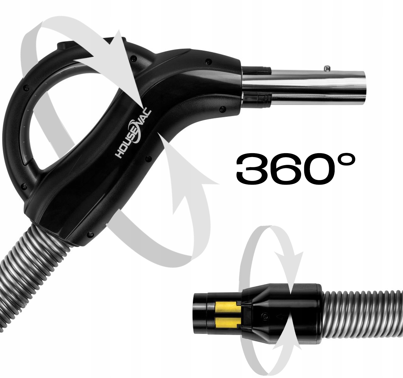 Wąż ssący HouseVac UNIWERSALNY On/Off rura 12m do ODKURZACZA CENTRALNEGO EAN (GTIN) 5903855423930