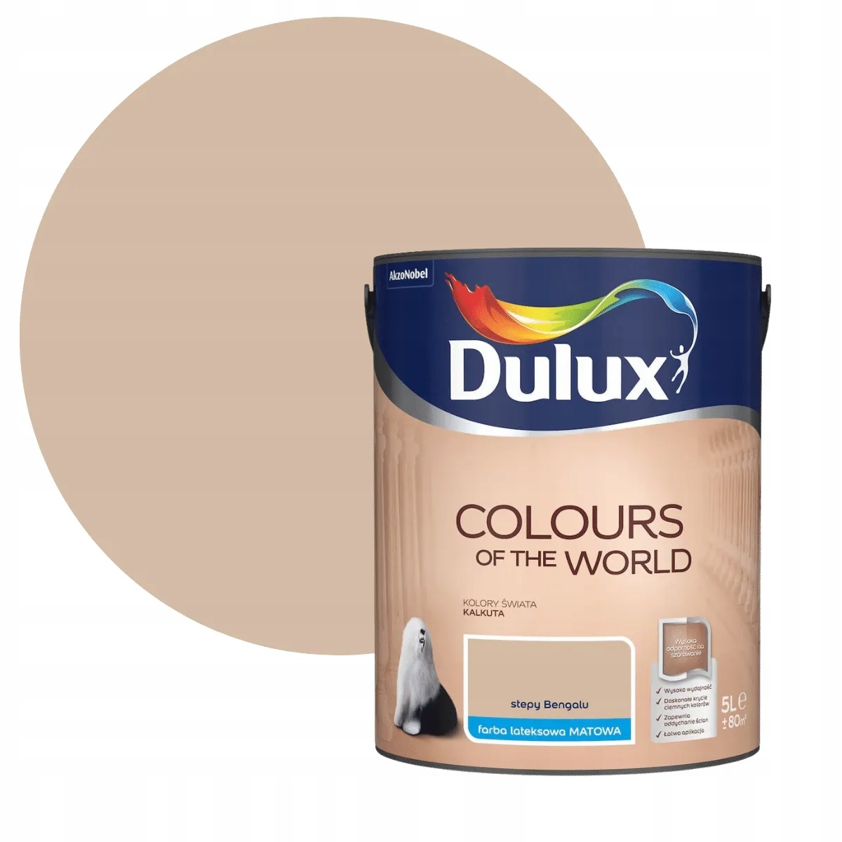 Dulux Barvy Světa Barva Latexová Nástěnná Stepy Bengalu 5L