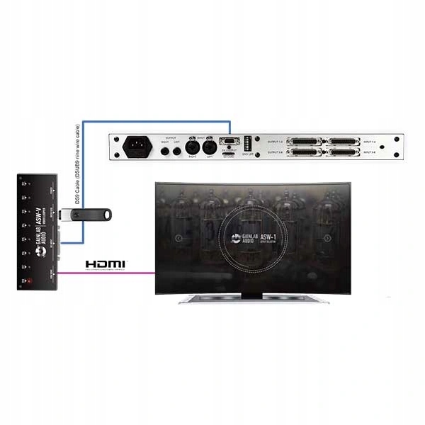 Gainlab Audio Asw-v – multimediální přehrávač