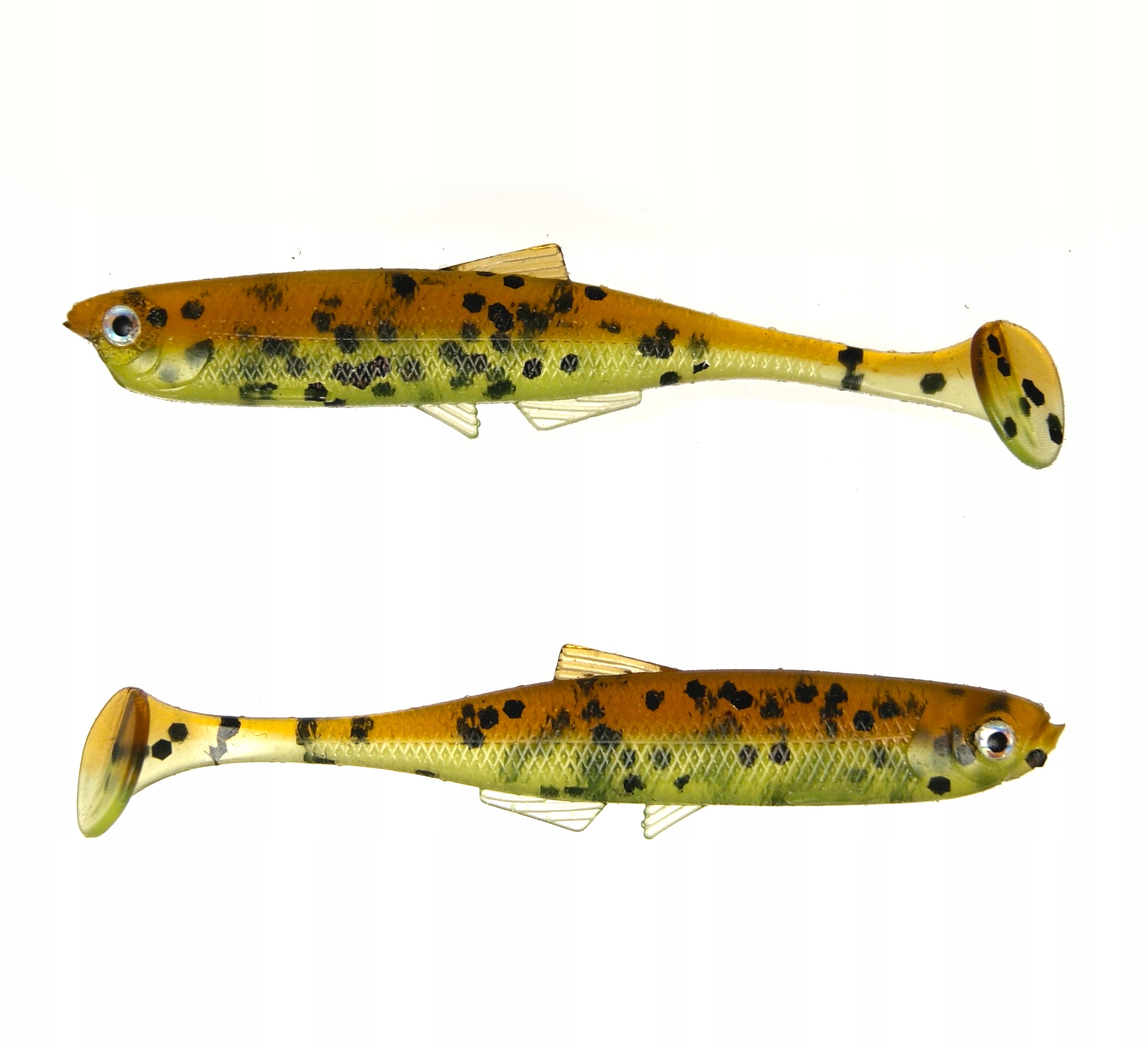 Shad Green 5 cm przynęta na okonie Flytier
