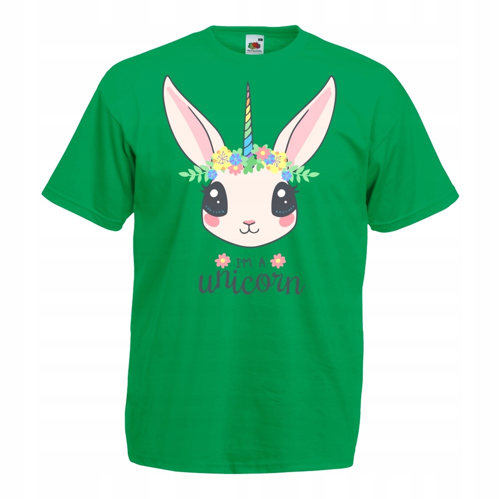 

Koszulka unicorn jestem jednorożcem XL zielona