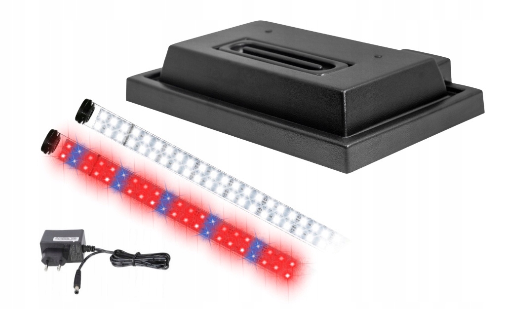 Kryt do akvária 40x25 černý Led osvětlení Bílé 8520 Plant 3:1