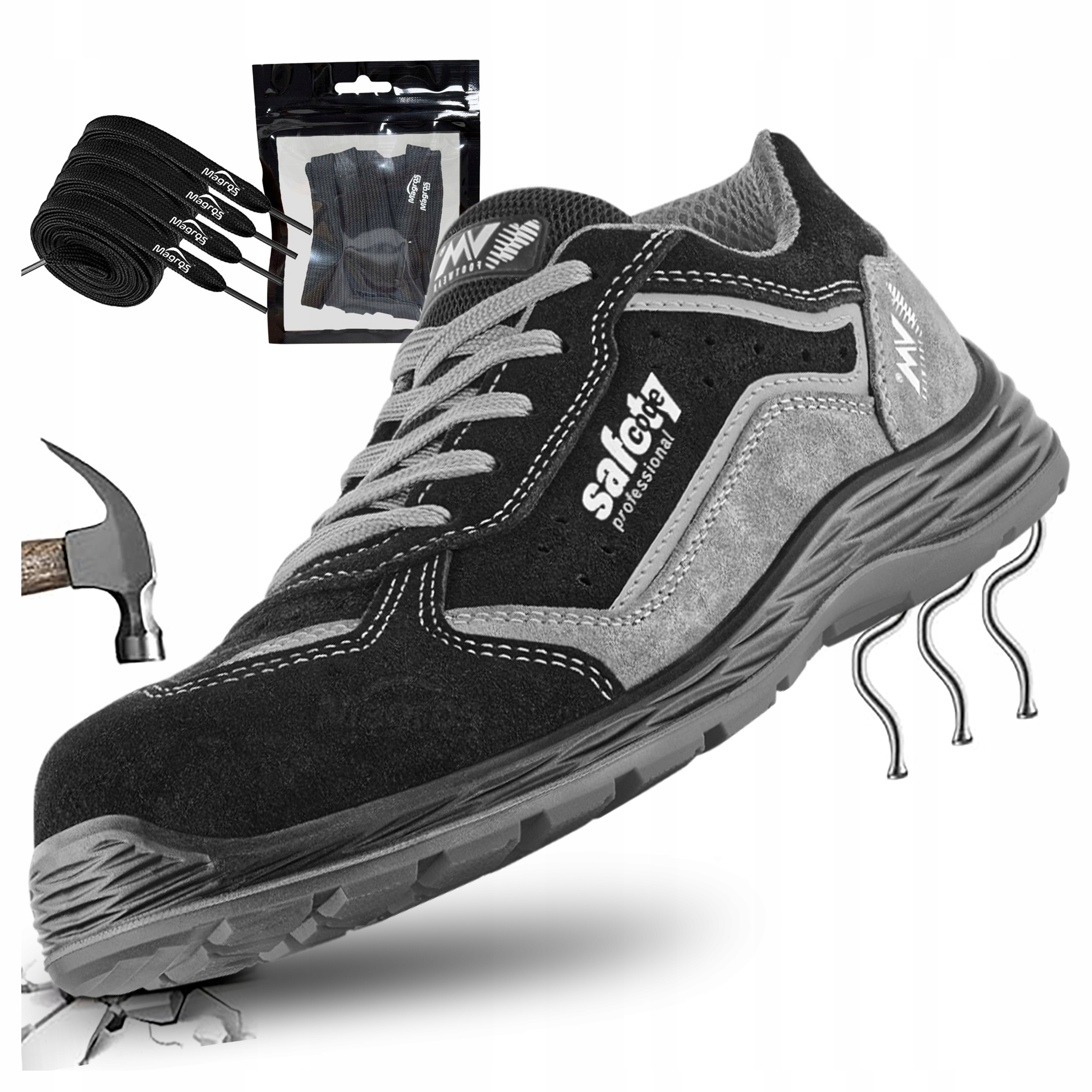 Pánské pracovní boty prodyšné s vložkou VM Corsica S1P Esd Bonus