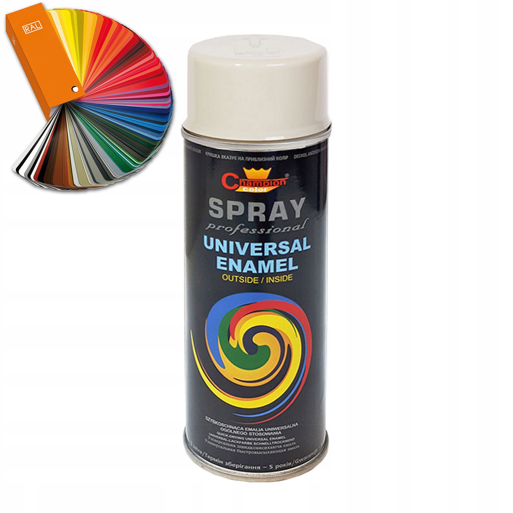 

Farba W Sprayu -lakier 400ml Biały Ral 9010 połysk