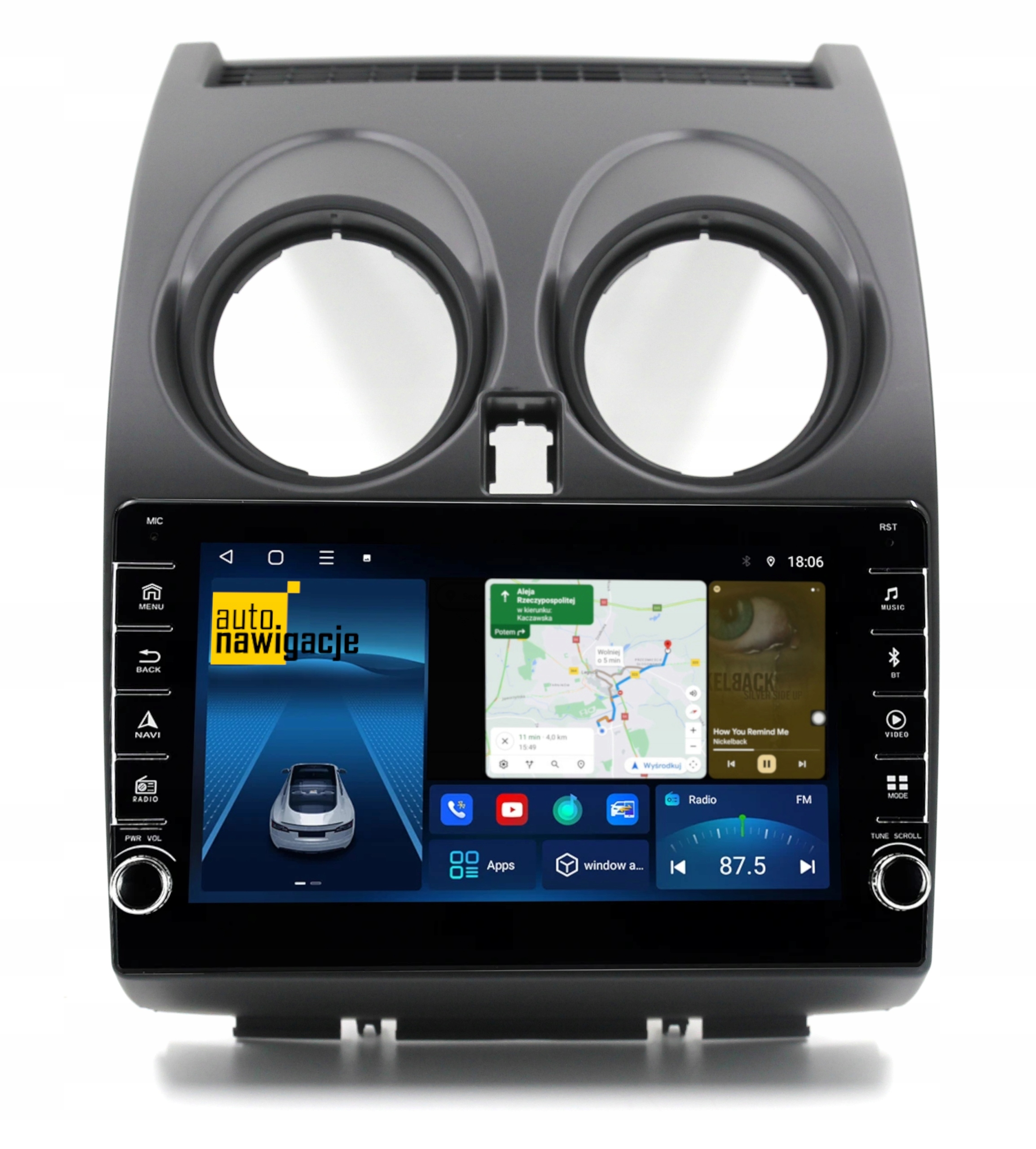 Radio Nawigacja Gps Nissan Qashqai 2006-2013 Android