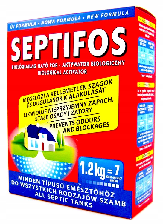 

Septifos 1,2 Kg Bakterie Do Szamb I Oczyszczalni