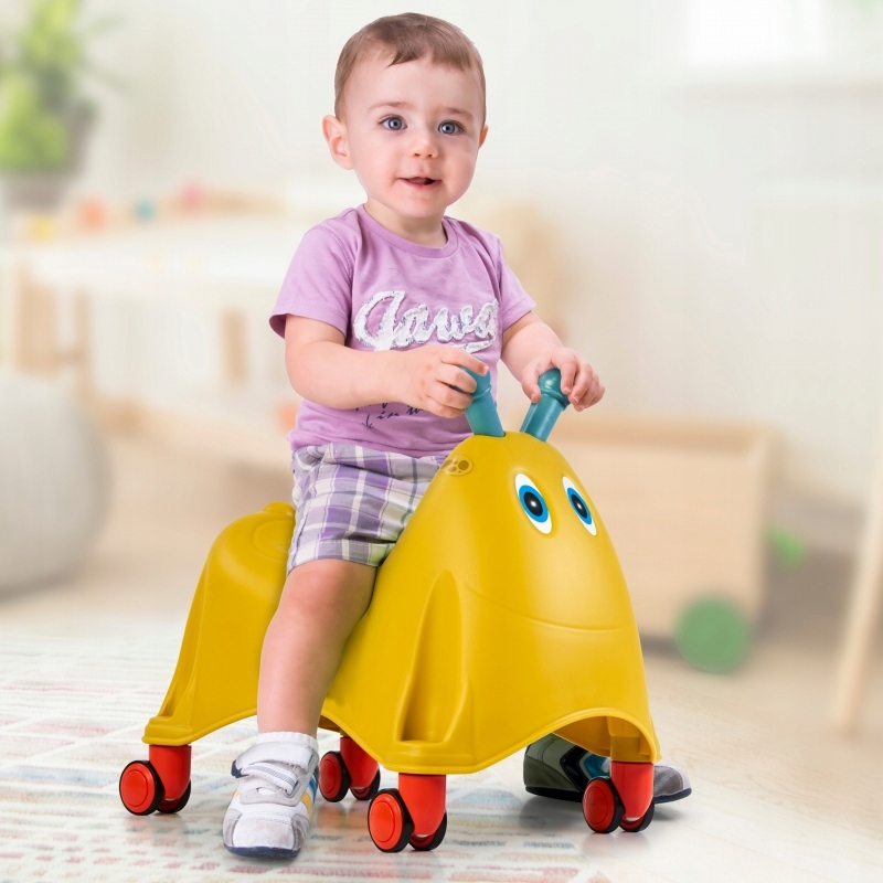 Ходунки FEBER Ride-on Pusher Casual Walkers з поворотними колесами на 360° 1+ Бренд Feber