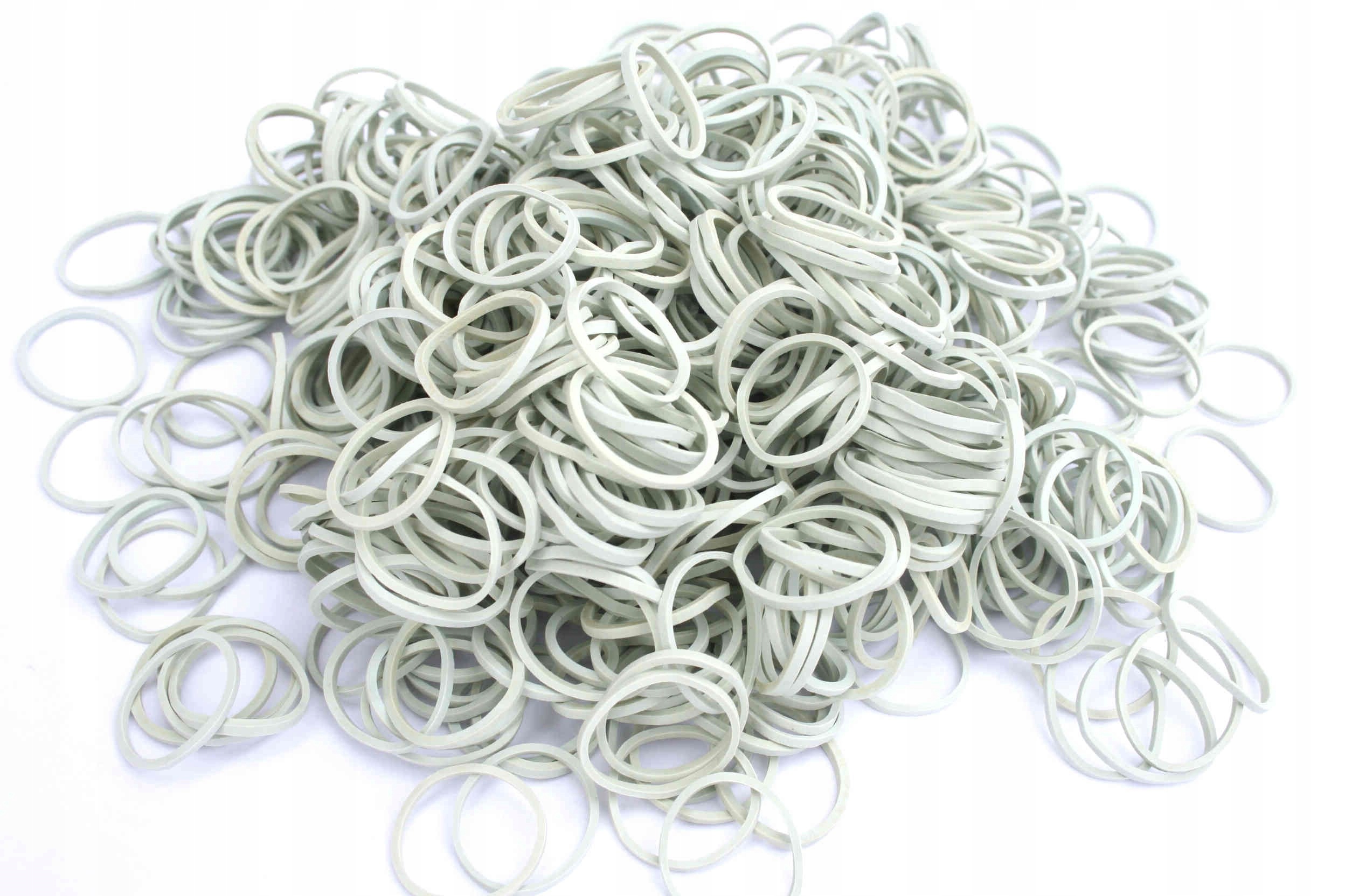 1KG GUMKI RECEPTURKI BIAŁE rozmiar :20