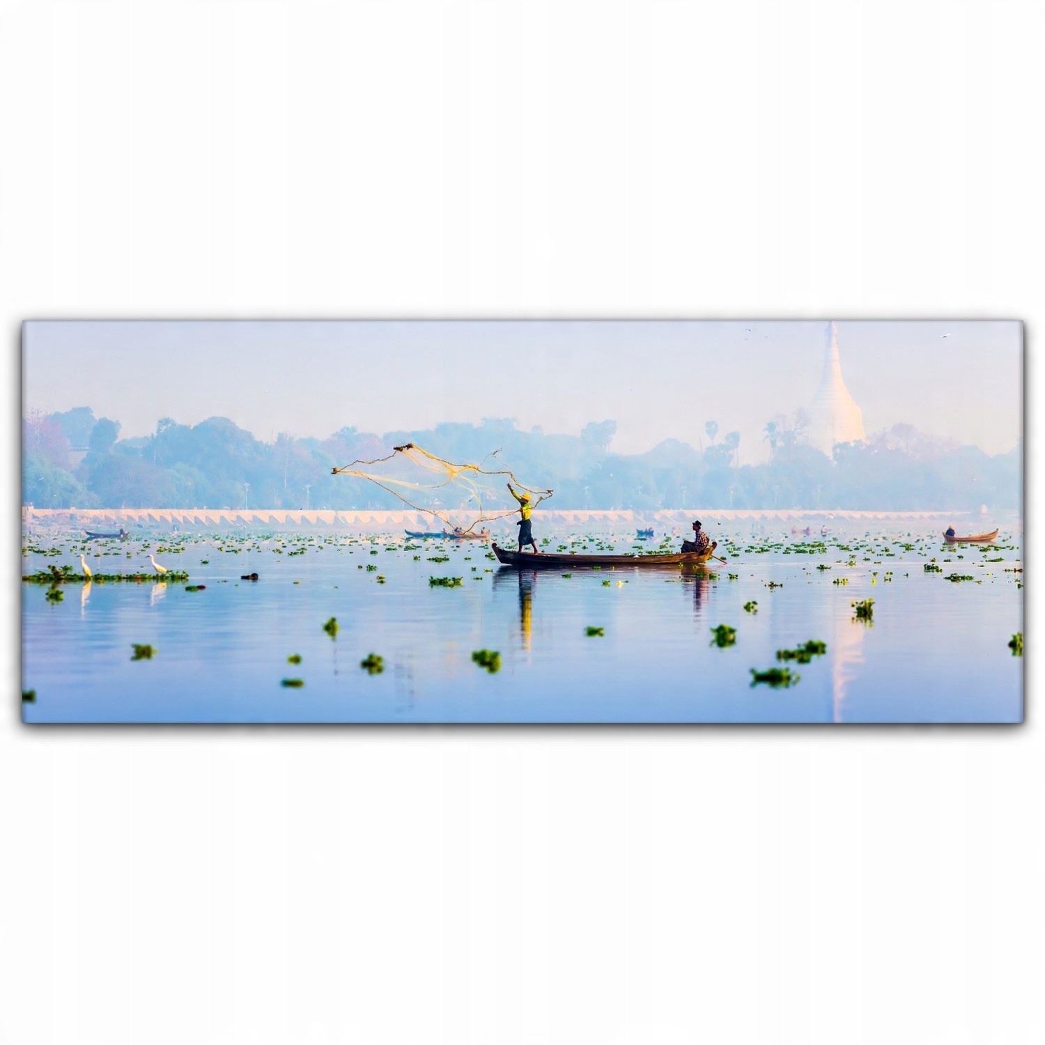 

foto-obraz na płótnie 125x50 jezior Rybak Natura