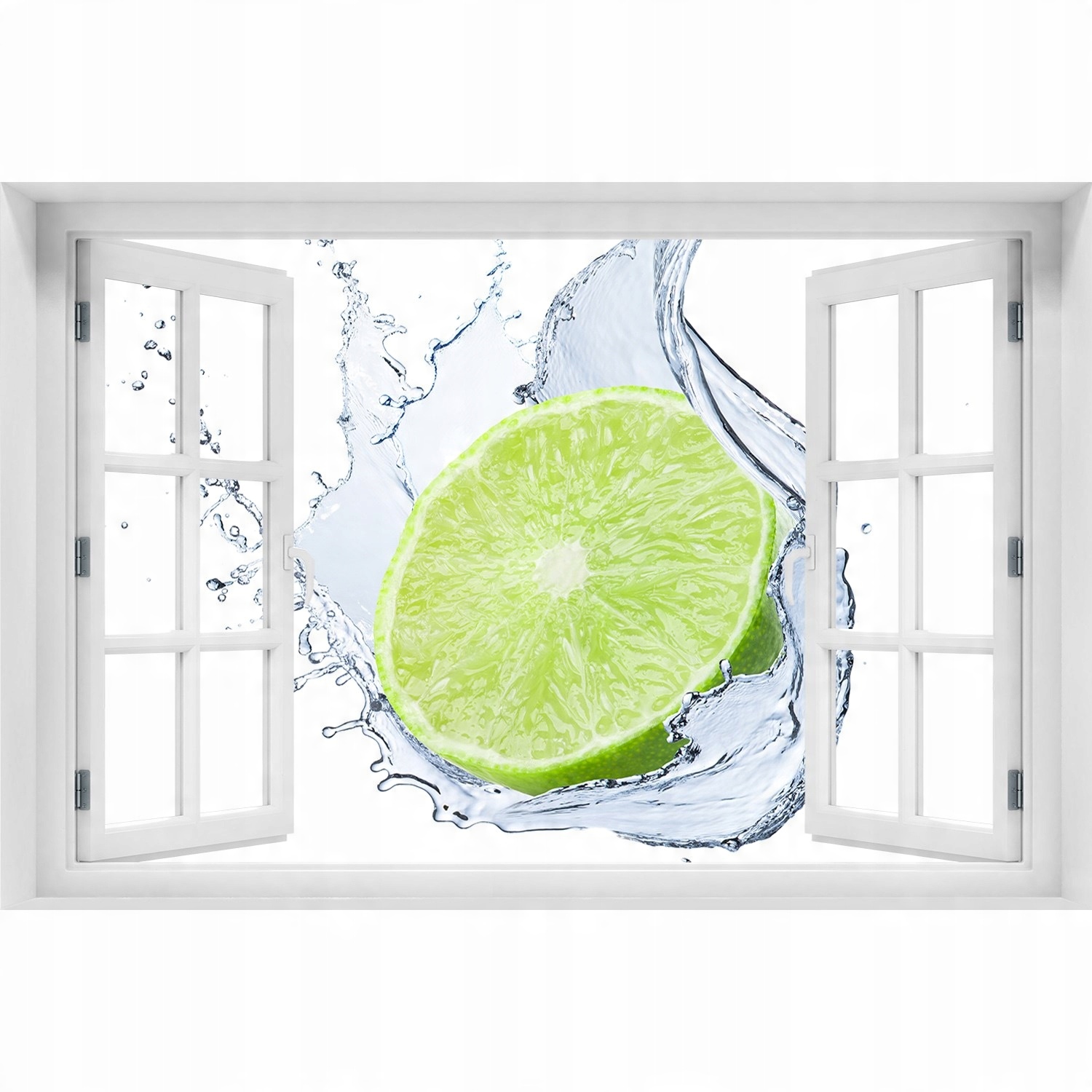 

Okno Naklejka Samoprzylepna ścienna Limonka 120x80