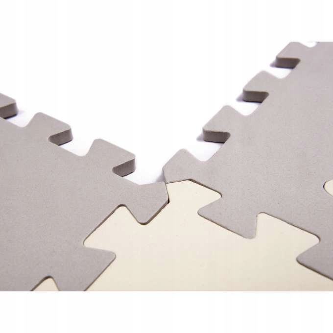 PUZZLE PIANKOWE MATA KOJEC DLA DZIECI 36 ELEMENTÓW SZARY-ECRU Płeć unisex