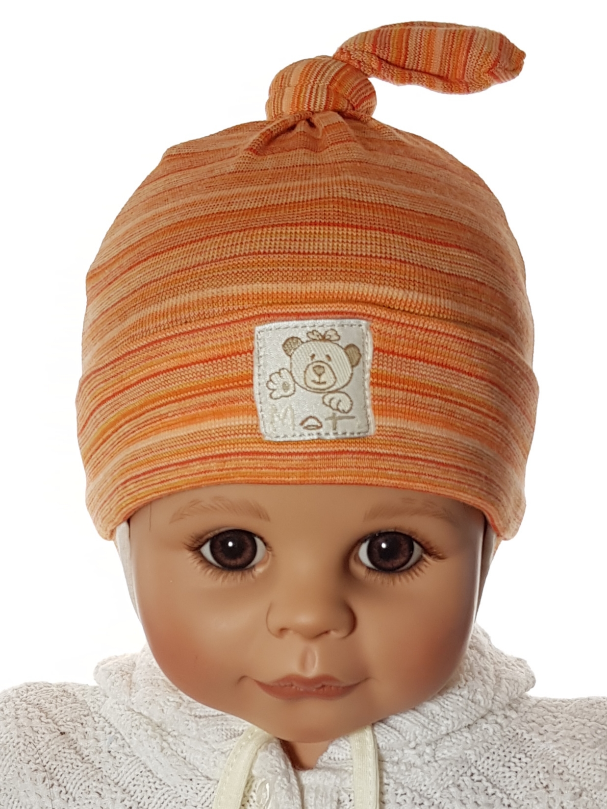 POLSKA UNIWERSALNA CZAPKA KRASNAL CZAPECZKA NIEMOWLĘCA 3-12 M-C 4 KOLORY Rozmiar 40-46 cm