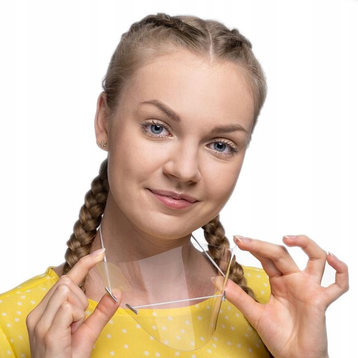 PRZYŁBICA OCHRONNA OSŁONA MASKA NA USTA NOS MINI Marka inna