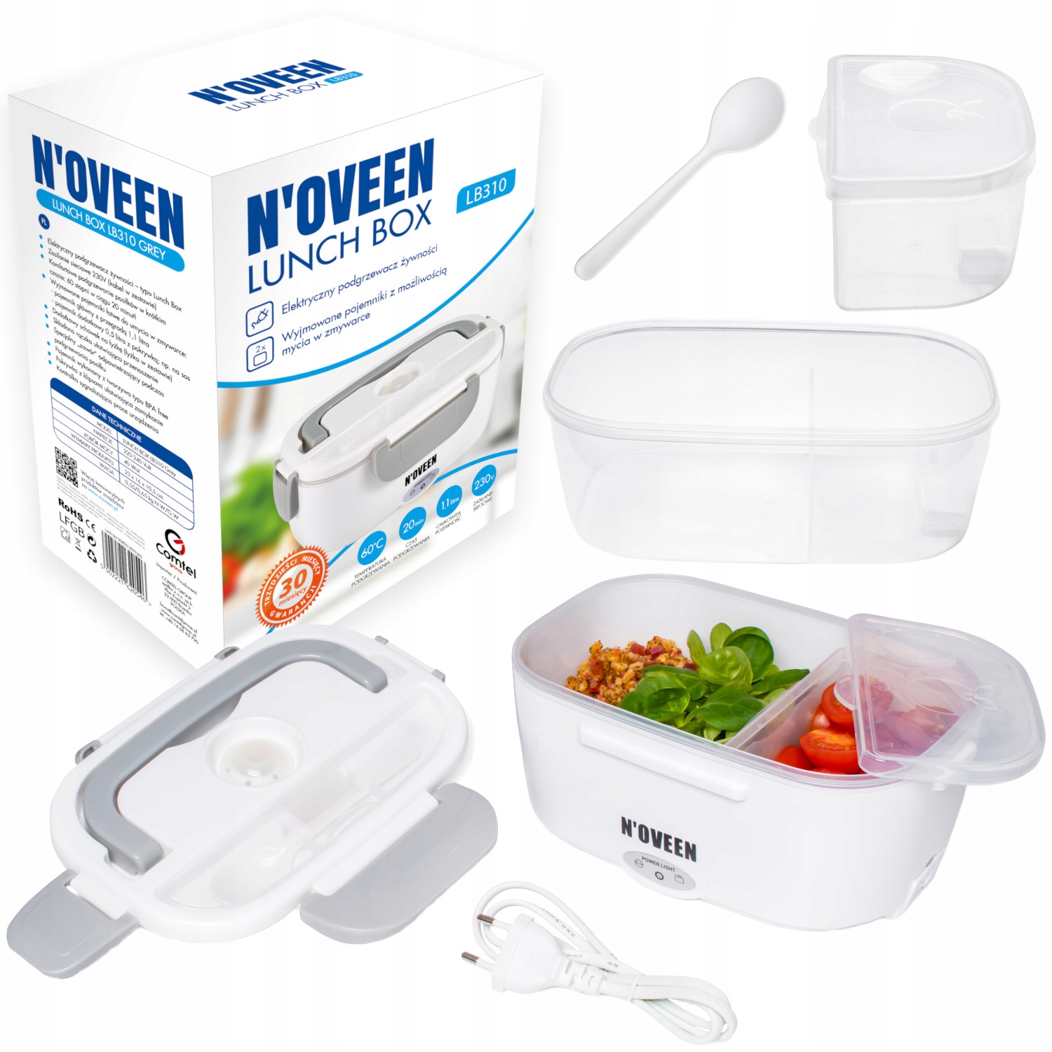 

Lunchbox Podgrzewany Pojemnik Termos Obiadowy