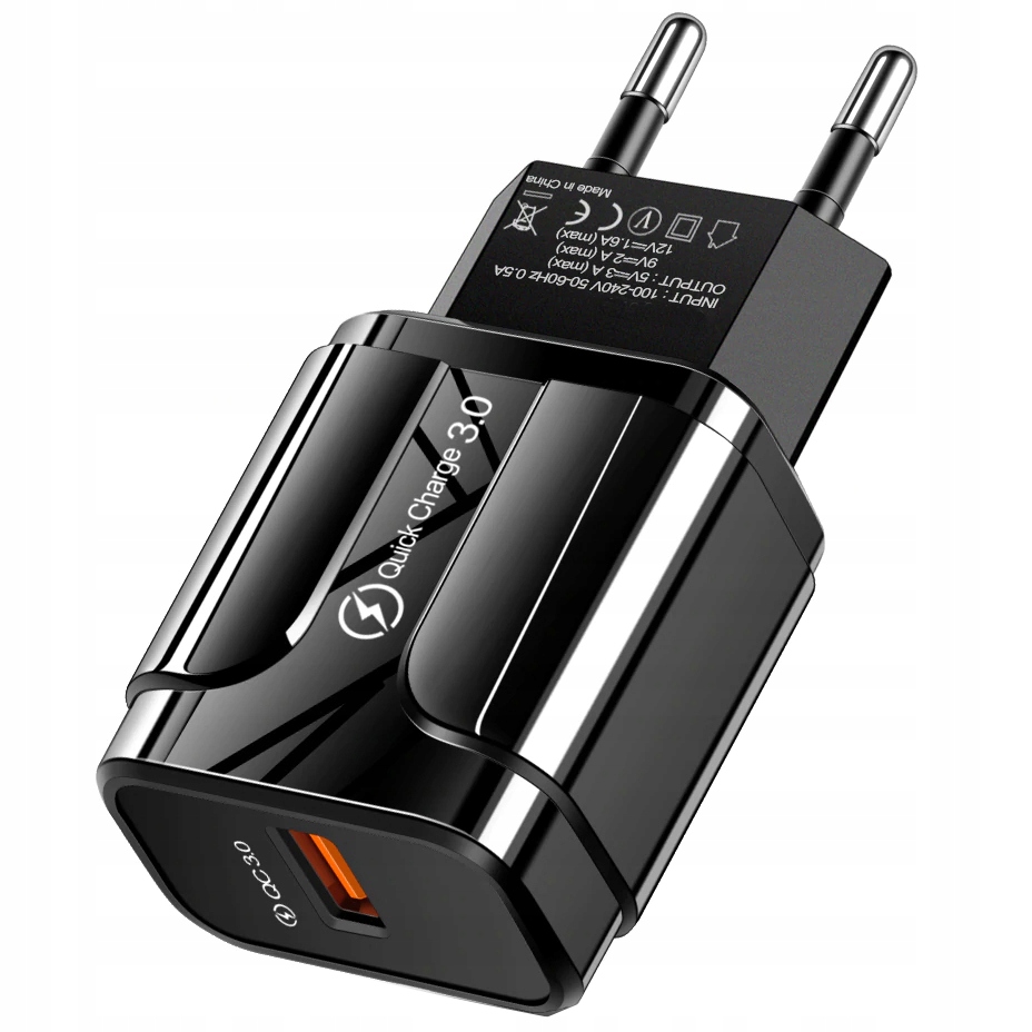 

Szybka Ładowarka Sieciowa Usb 3A Quick Charge Qc