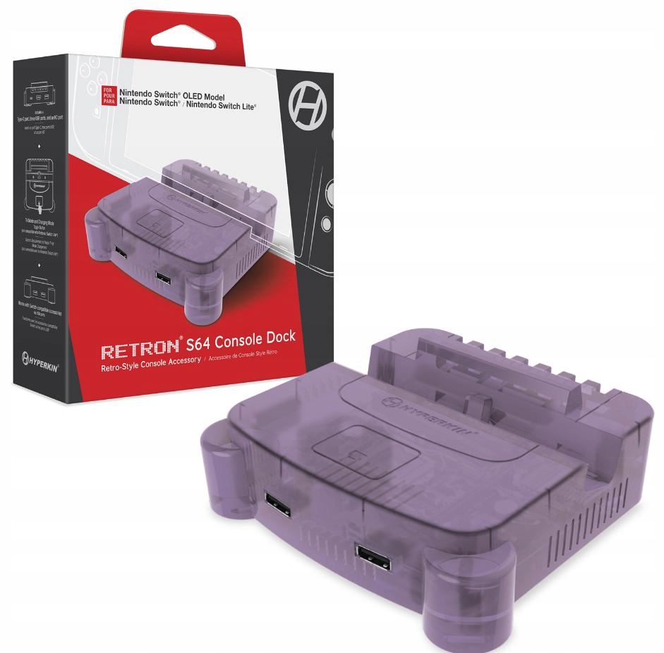 Stacja dokująca Hyperkin RetroN S64 Console do NSW
