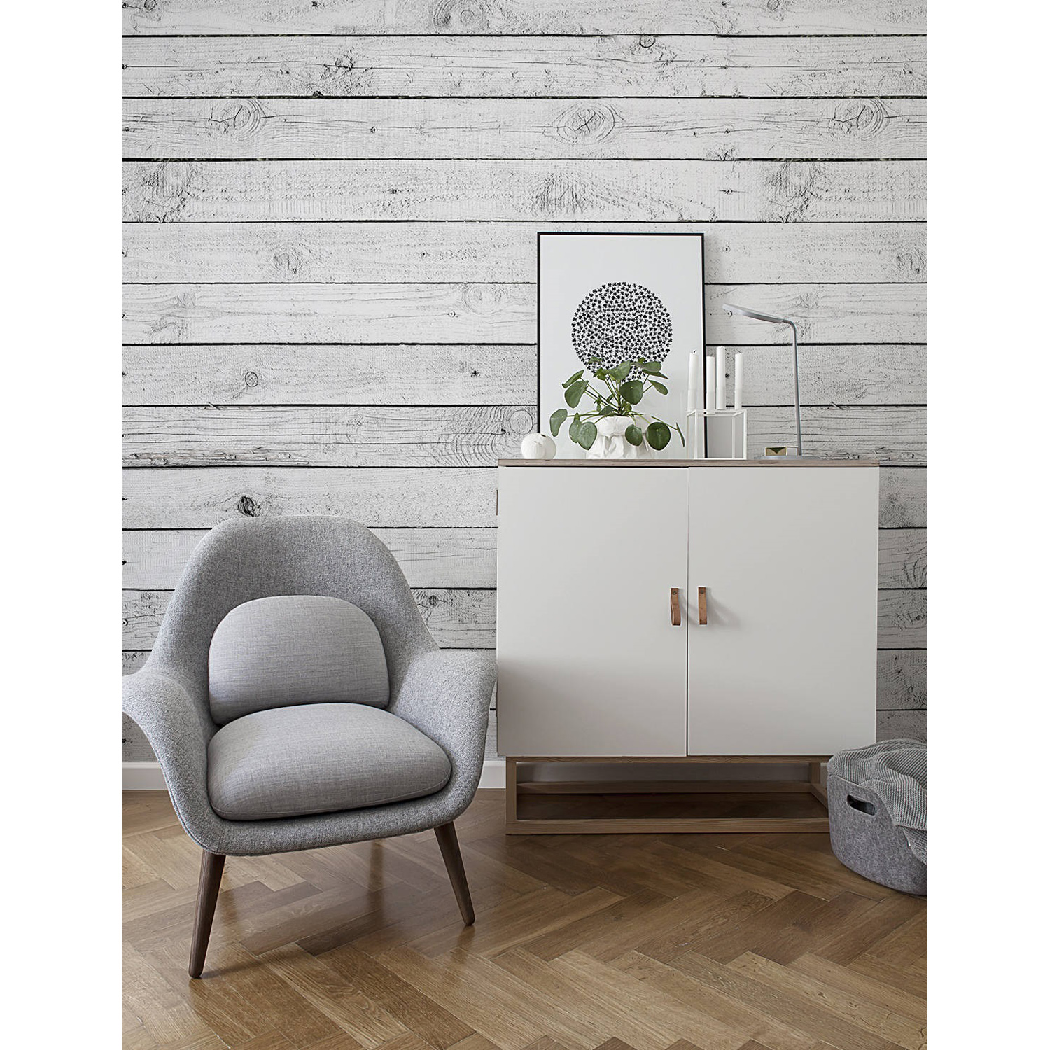 

Fototapeta ścienna Imitacja szarego drewna 250x104