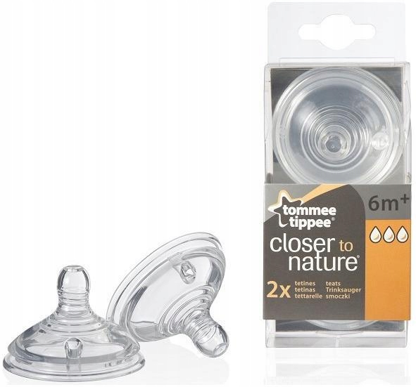 

Smoczek Tommee Tippee 6m+ o szybkim przepływie x2