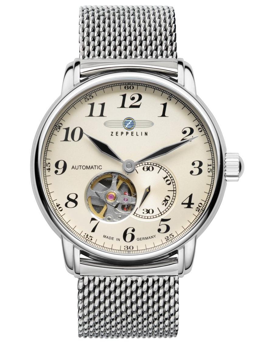 Nové Originální Pánské hodinky Zeppelin LZ127 7666M-5 Automatik gravírování