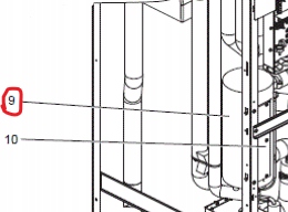 284891 S70C12441 BOOSTER HEATER G GRZAŁKA WSPOMAGAJĄCA Mitsubishi Electric