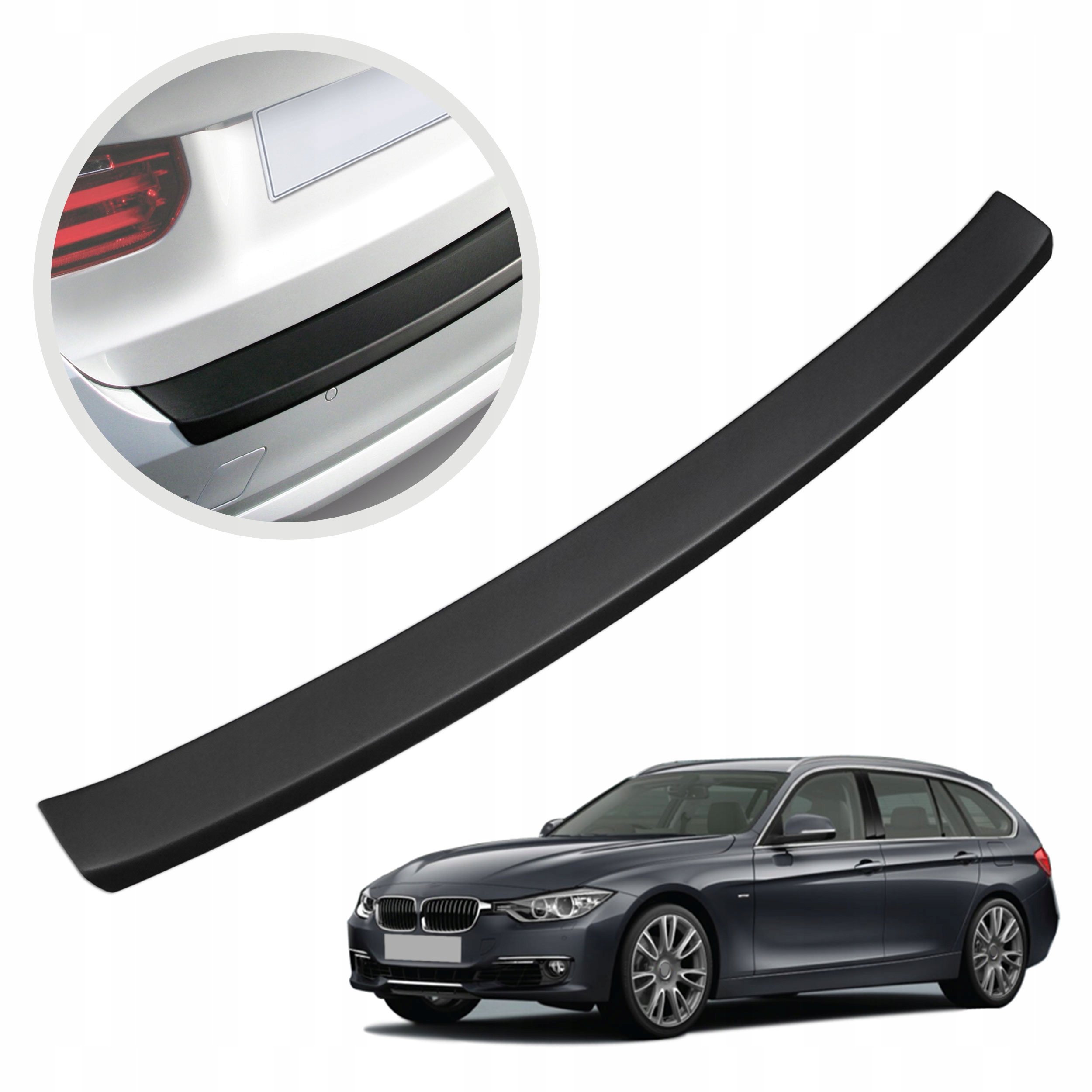Ochranná lišta na zadný nárazník pre Bmw 3 F31 2012-2019 Kombi