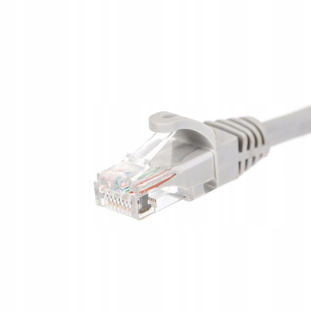 Patchcord RJ45, kat. 5e UTP, 25m, Netrack, szary