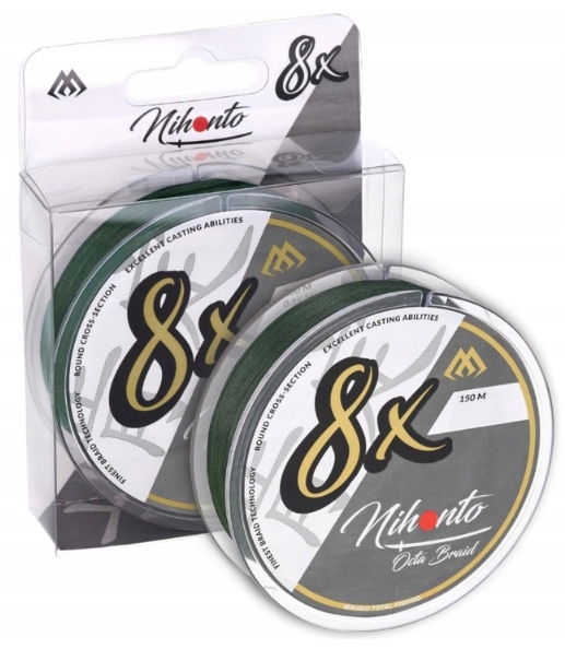Mikado Plecionka Nihonto Octa 0.26mm 150m Zielona