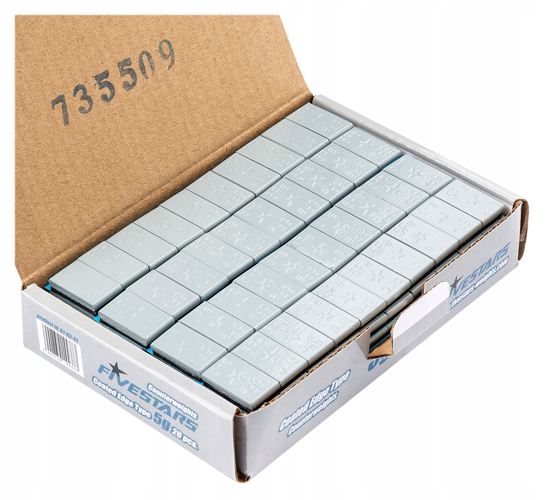 Ciezarki do kol klejone 5g Edgy 480szt Fivestars Marka Fivestars