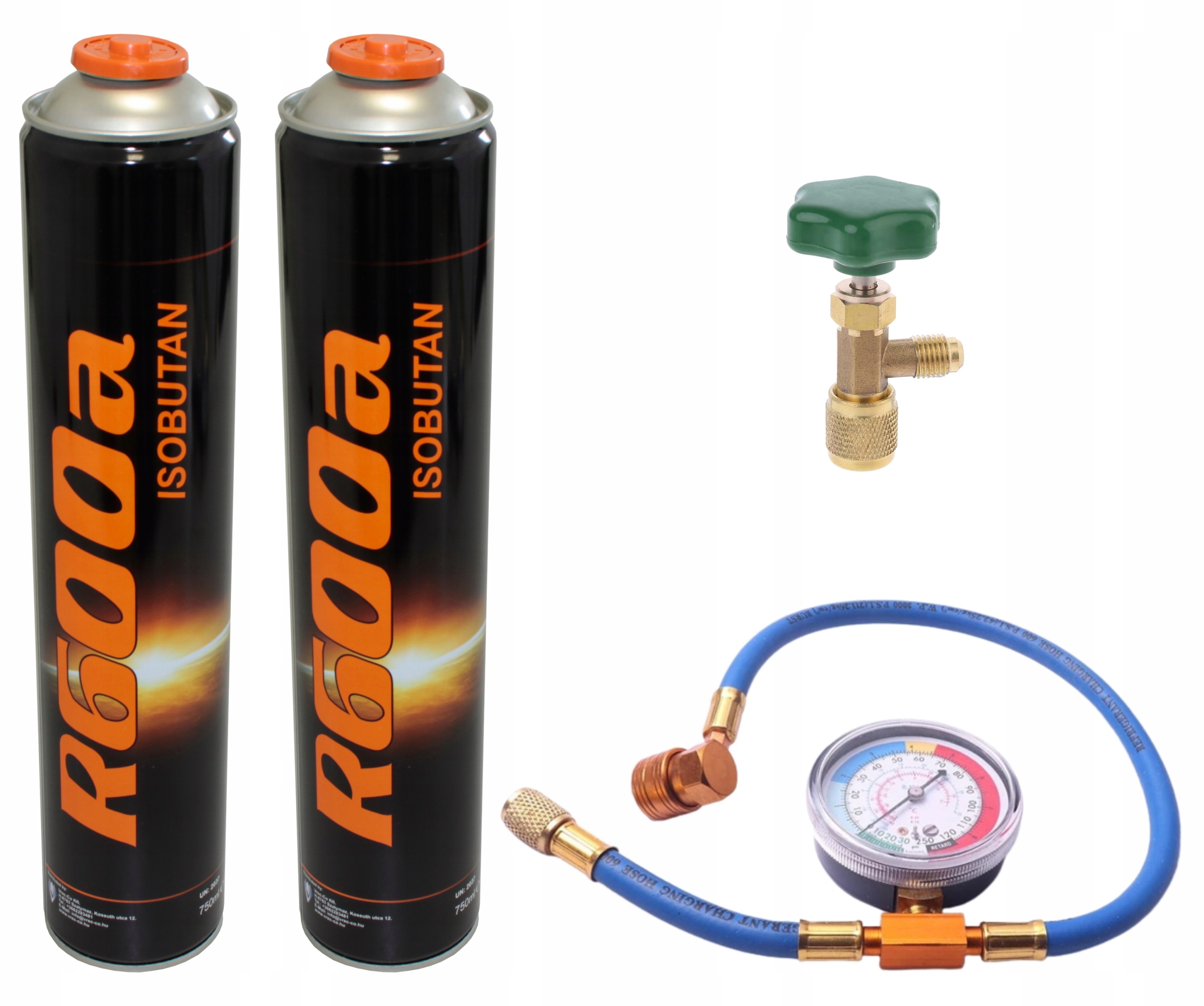 2x R600a для заправки хладагента для автомобиля Klima AC