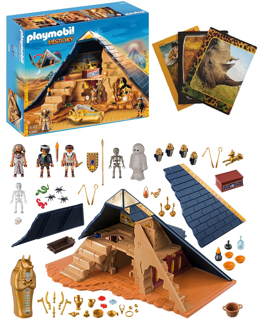 PLAYMOBIL 5386 WIELKA PIRAMIDA FARAONA HISTORY +%
